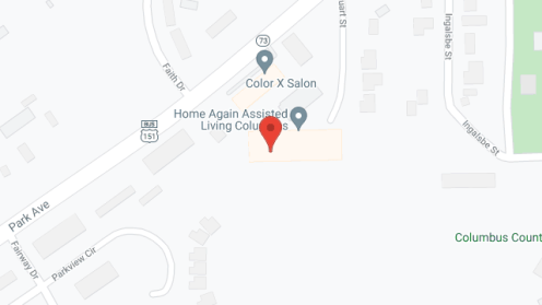 Map of the neighborhood around At Home Again Columbus Memory Care