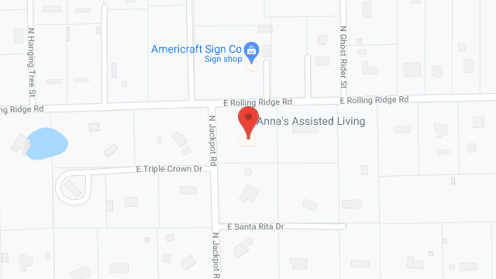 Map of the neighborhood around Anna's Assisted Living LLC