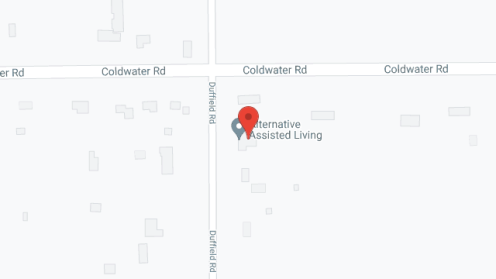 Map of the neighborhood around Alternative Assisted Living