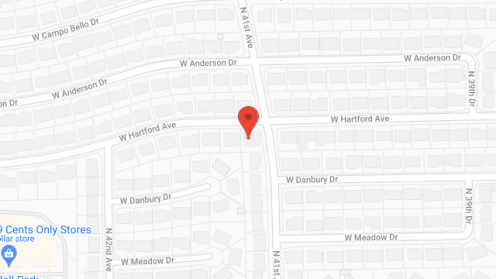 Map of the neighborhood around Aging Gracefully