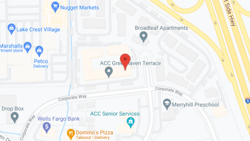 Map of the neighborhood around ACC Greenhaven Terrace