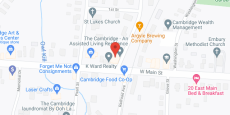 The Cambridge in google map