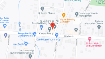 The Cambridge in google map
