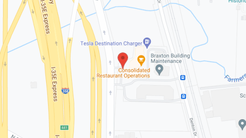 Map of the neighborhood around Forest Dale