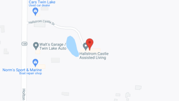 Hallstrom Castle Assisted Living in google map