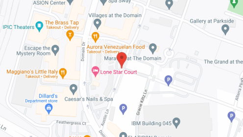 Map of the neighborhood around Maravilla at the Domain