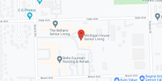 Michigan House in google map