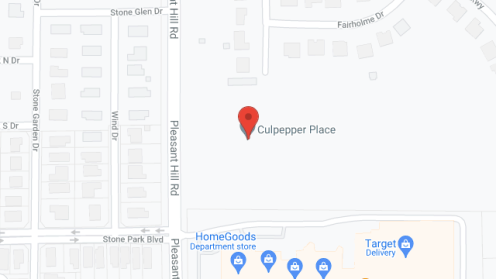 Map of the neighborhood around Cullpepper Place Olive Branch