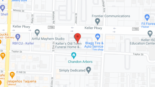 Map of the neighborhood around Solea Keller