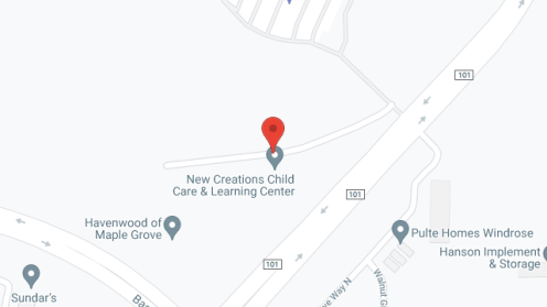 Map of the neighborhood around Havenwood of Maple Grove