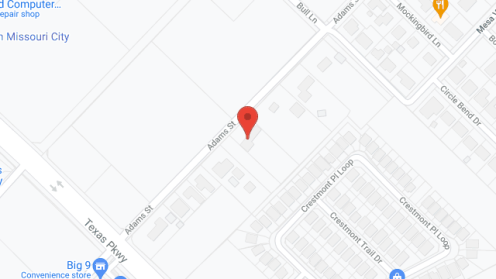 Map of the neighborhood around Cozy Living Community