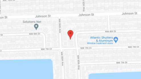 Map of the neighborhood around Leeward Isle Home