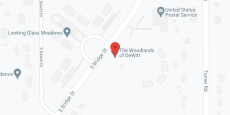 Woodlands of DeWitt in google map