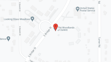 Woodlands of DeWitt in google map