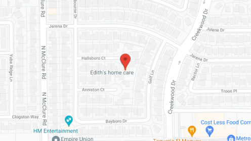 Map of the neighborhood around Ediths Home Care