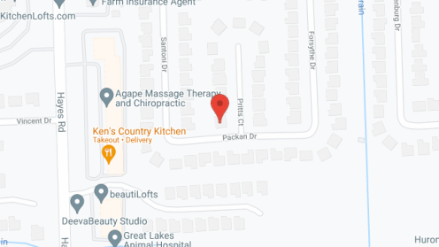 Map of the neighborhood around Golden Care Group Home