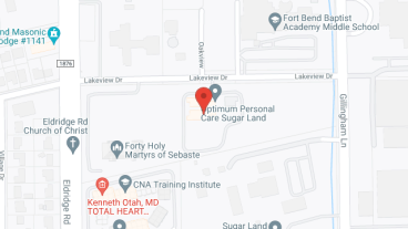 Optimum Personal Care - Sugar Land Phase II in google map