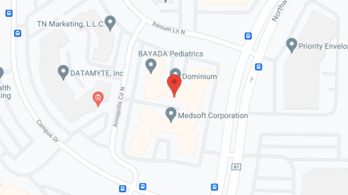 Map of the neighborhood around Dominium