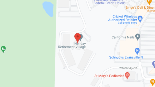 Map of the neighborhood around The Village at Holiday