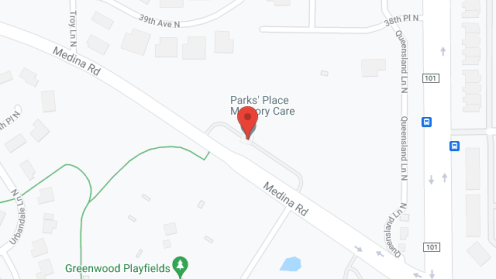 Map of the neighborhood around Parks Place Memory Care
