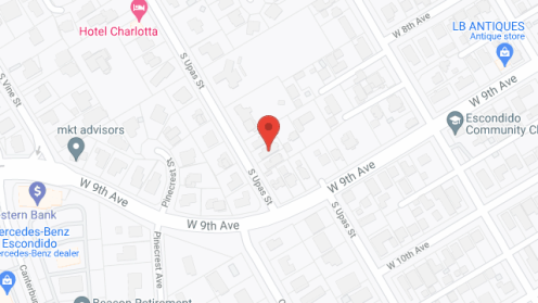 Map of the neighborhood around Casa Del Norte