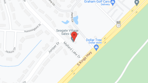 Map of the neighborhood around Seagate Village