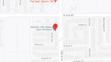 Serenity Village Assisted Living in google map