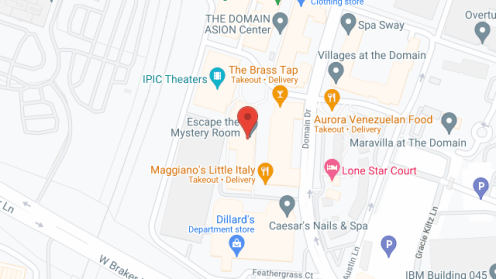 Map of the neighborhood around The Maravilla at The Domain