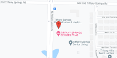 Tiffany Springs Senior Community in google map