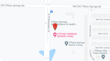 Tiffany Springs Senior Community in google map