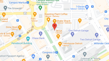 Bedrock Detroit in google map