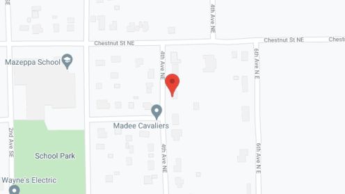 Map of the neighborhood around Angel Haven