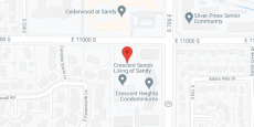 Crescent Senior Living in google map