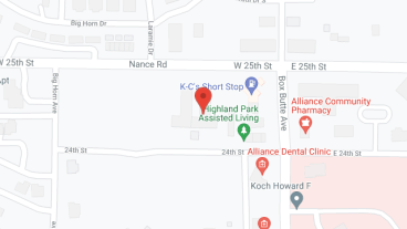 Highland Park Assisted Living in google map