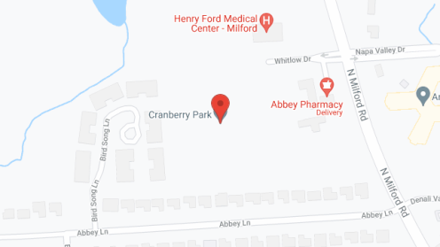 Map of the neighborhood around Cranberry Park - Millford