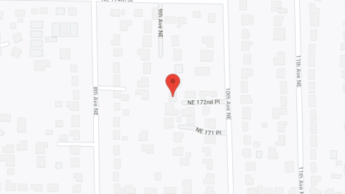 Map of the neighborhood around Holy Living AFH