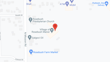 Village of Rosebush Manor in google map