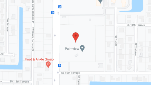 Map of the neighborhood around Palmview at Gulf Coast Village