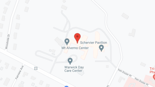 Map of the neighborhood around Mount Alverno Center