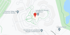 Lansdowne Woods of Virginia in google map