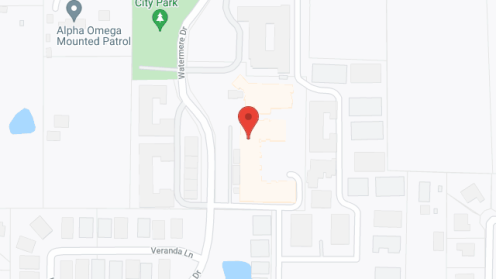 Map of the neighborhood around Watermere at South Lake