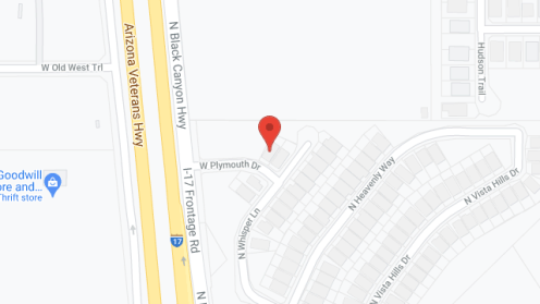 Map of the neighborhood around Blessing Home ALH
