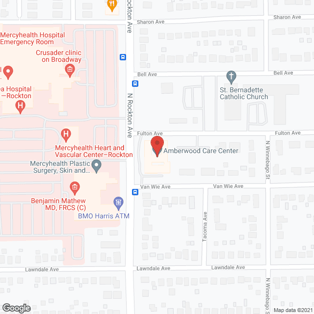 Amberwood Care Center in google map