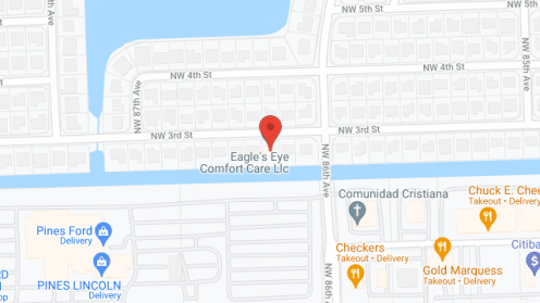 Map of the neighborhood around Eagles Eye Comfort Care