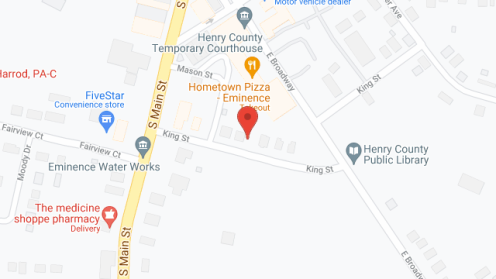 Map of the neighborhood around Tristan Ridge
