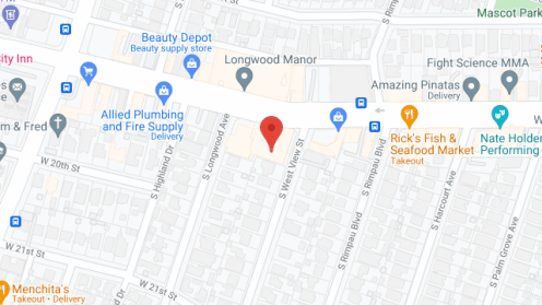 Map of the neighborhood around Westside Manor