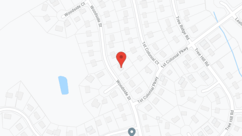 Map of the neighborhood around DPC Assisted Living