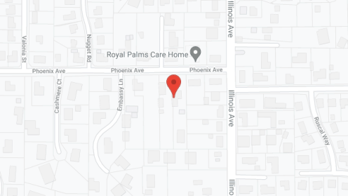 Map of the neighborhood around Phoenix Manor