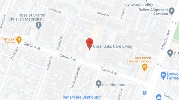 Coral Oaks Care Living in google map