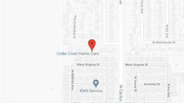 Cedar Crest Home Care in google map